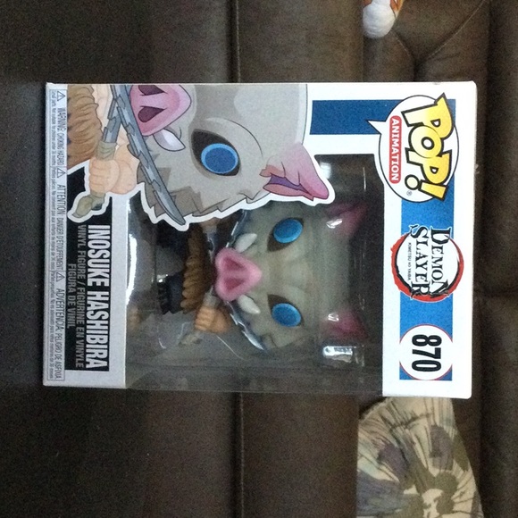 Tanjiro Kamado and Inosuke Hashibira Funko Pops, unopened - Picture 3 of 3